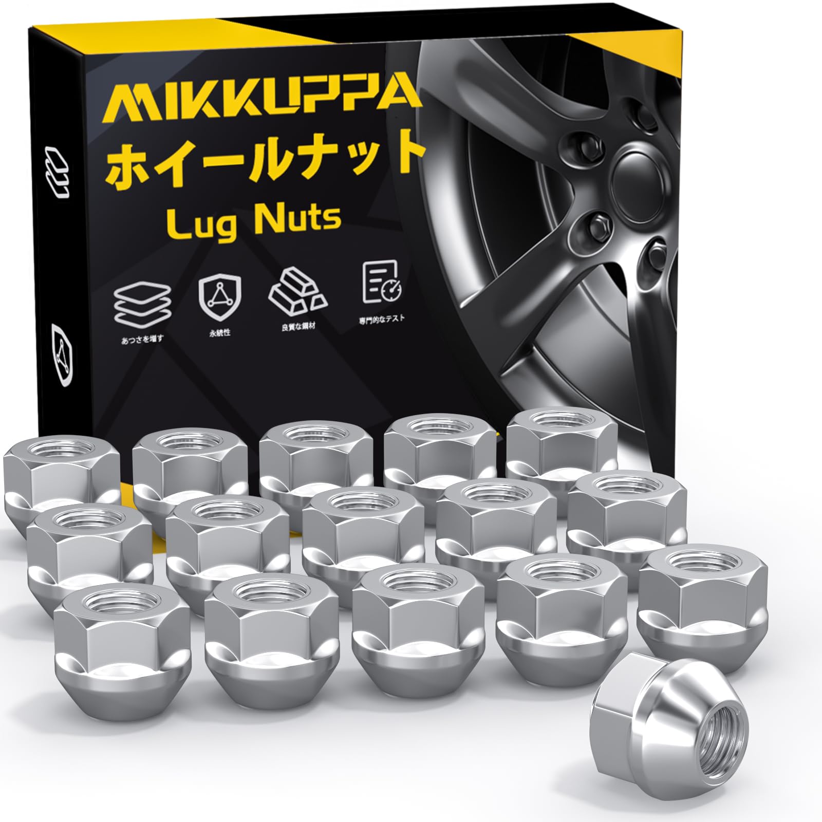 Amazon | MIKKUPPA ホイールナット 貫通タイプ M12 x P1.5 ホンダ車に